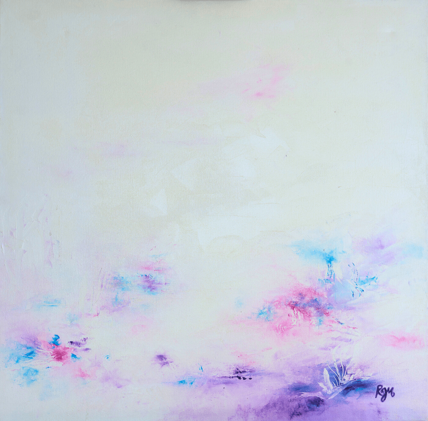 Tableau Abstrait Rose 143 “Mami”